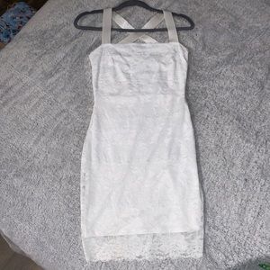 Guess white lace dress